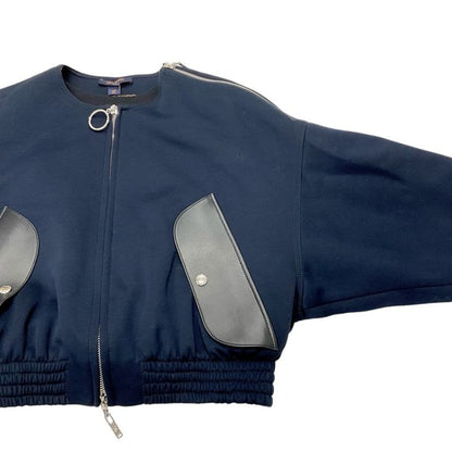 Louis Vuitton Monogram Outer Navy Black Blouson Jacket