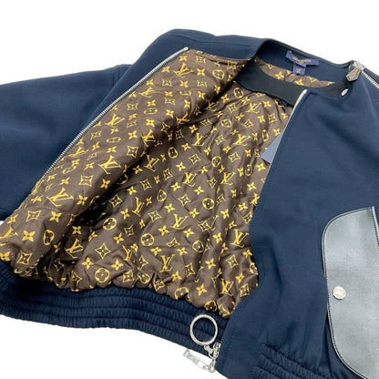 Louis Vuitton Monogram Outer Navy Black Blouson Jacket