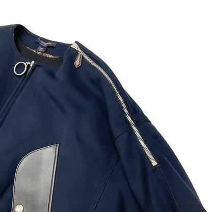 Louis Vuitton Monogram Outer Navy Black Blouson Jacket