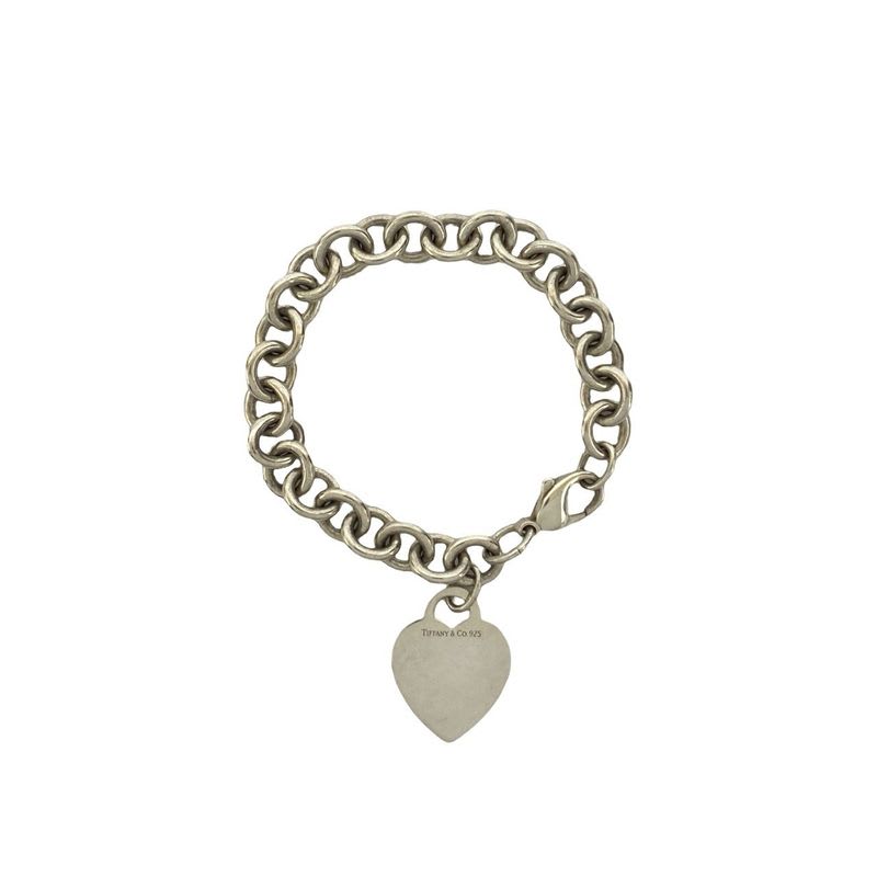 Tiffany & Co Heart Tag Bracelet Silver 925 Chain Accessorie