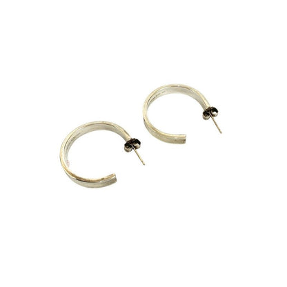 Tiffany & Co 1837 Hoop Earrings Logo Silver 925 Accessories