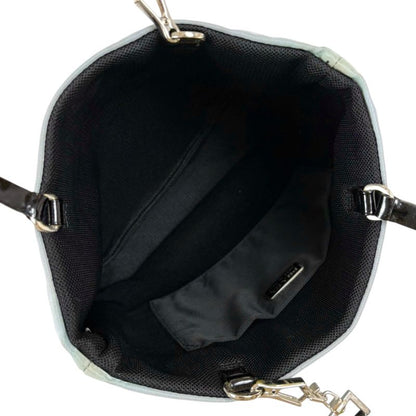 Prada Mini Tote Bag Triangle Logo Light Blue Light Blue Tessuto Nylon