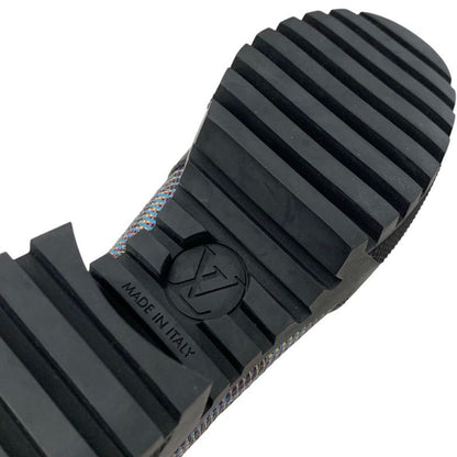 Louis Vuitton Laurie Line Monogram Boots Short Boots Shoes Leather Suede Black