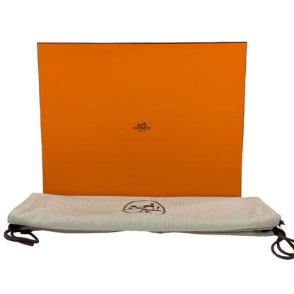 Hermes Hanae Boots Short Boots Shoes Suede Leather Black Unused