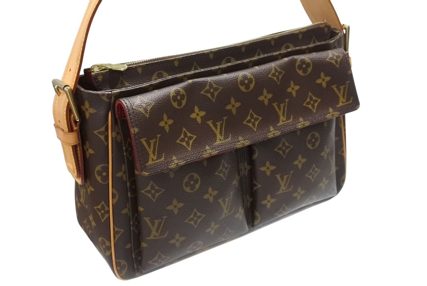 Louis Vuitton Viva-Cite GM Bag Monogram Leather Gold — view 4