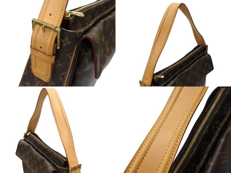 Louis Vuitton Viva-Cite GM Bag Monogram Leather Gold — view 5