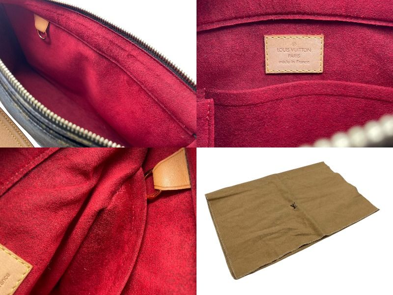 Louis Vuitton Viva-Cite GM Shoulder Bag Brown Vachetta Leather Gold — view 8