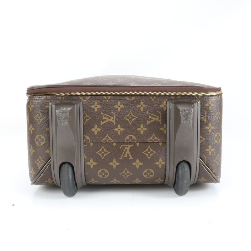 Louis Vuitton Monogram Pegas 55 M23294 Leather Suitcase Carry Case Bag Business