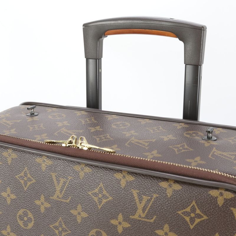 Louis Vuitton Monogram Pegas 55 M23294 Leather Suitcase Carry Case Bag Business