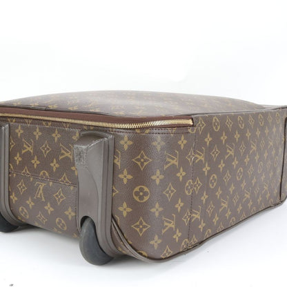 Louis Vuitton Monogram Pegas 55 M23294 Leather Suitcase Carry Case Bag Business