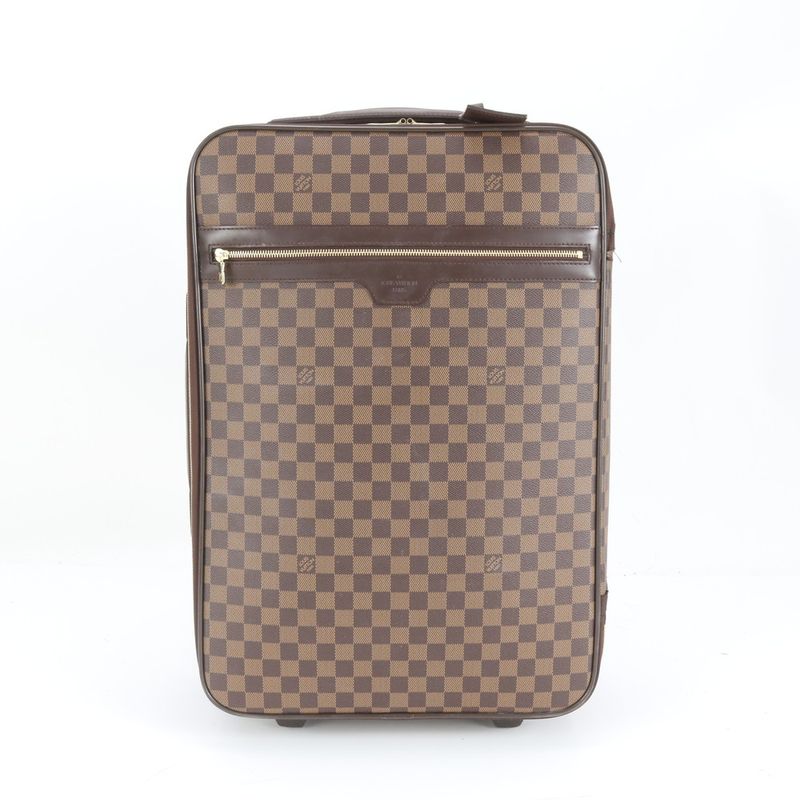 Louis Vuitton Damier Pegas 55 N23294 Leather Suitcase Carry Case Bag Business