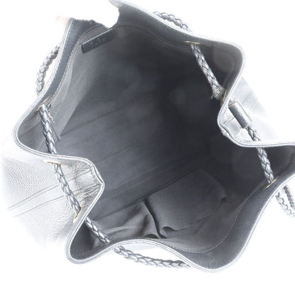 Gucci 419689 Leather Tote Bag Shoulder Hand Genuine Leather Black A4 Ladies CEM