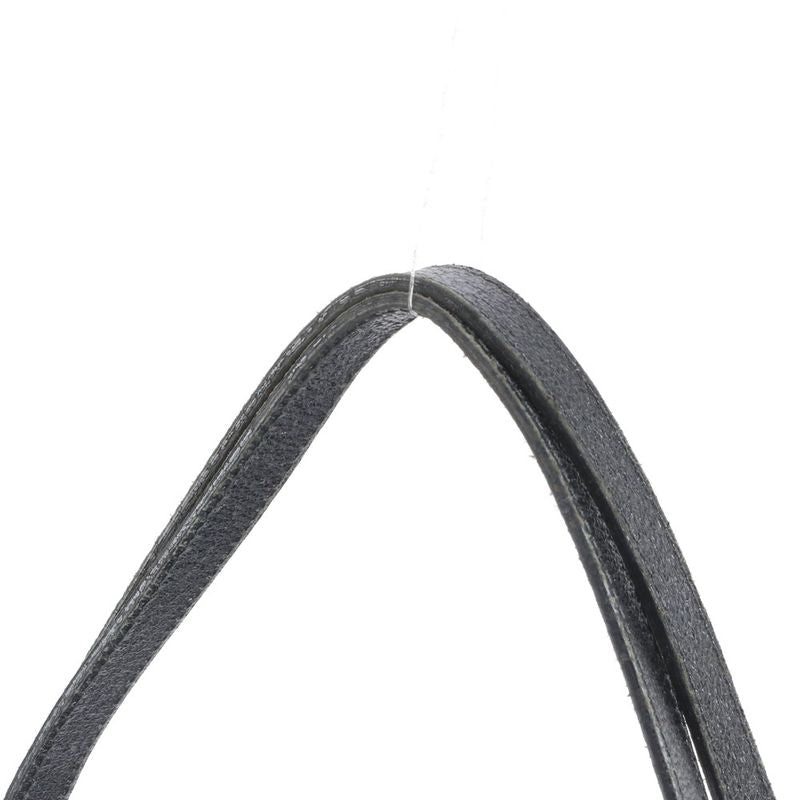 Gucci GG Canvas 121023 Leather Tote Bag Shoulder Hand Genuine Leather Black