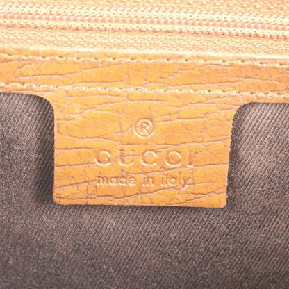 Gucci GG Canvas Bamboo 112526 Leather Tote Bag Shoulder Hand Brown Women's REM