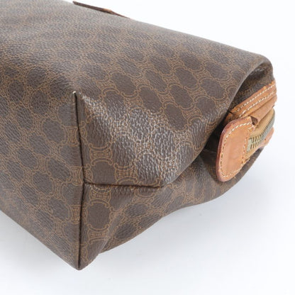 Vintage Celine Macadam Leather Clutch Bag Hand Second Pouch Women's REM Cz19-7