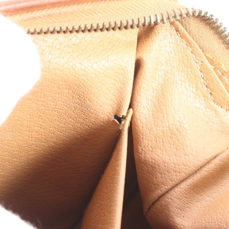 Vintage Celine Macadam Leather Clutch Bag Hand Second Pouch Women's REM Cz19-7