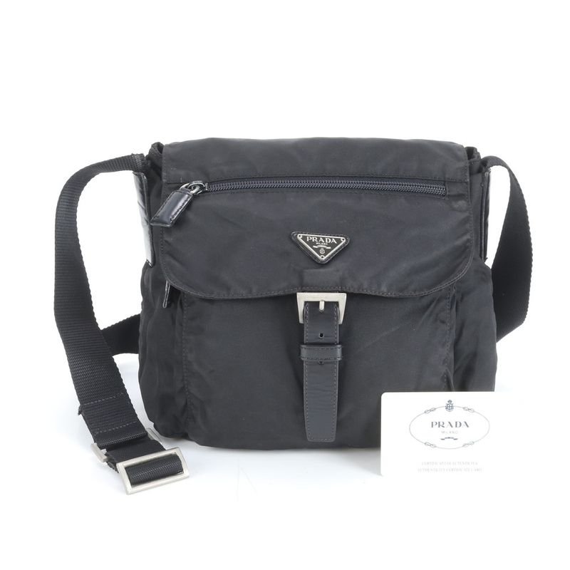 Prada Authenticity With Card Tessuto Nylon Triangle Logo B5469 Shoulder Bag