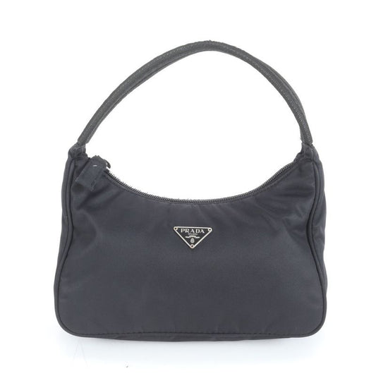 Prada Tessuto Nylon Triangle Logo Shoulder Bag Shoulder Hand Women REM Cz19-5