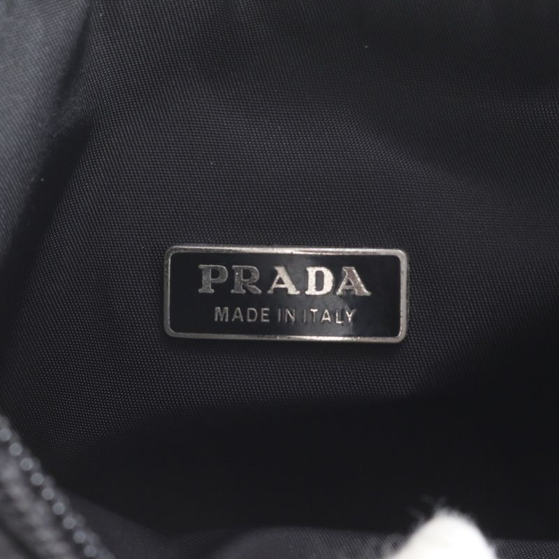 Prada Tessuto Nylon Triangle Logo Shoulder Bag Shoulder Hand Women REM Cz19-5