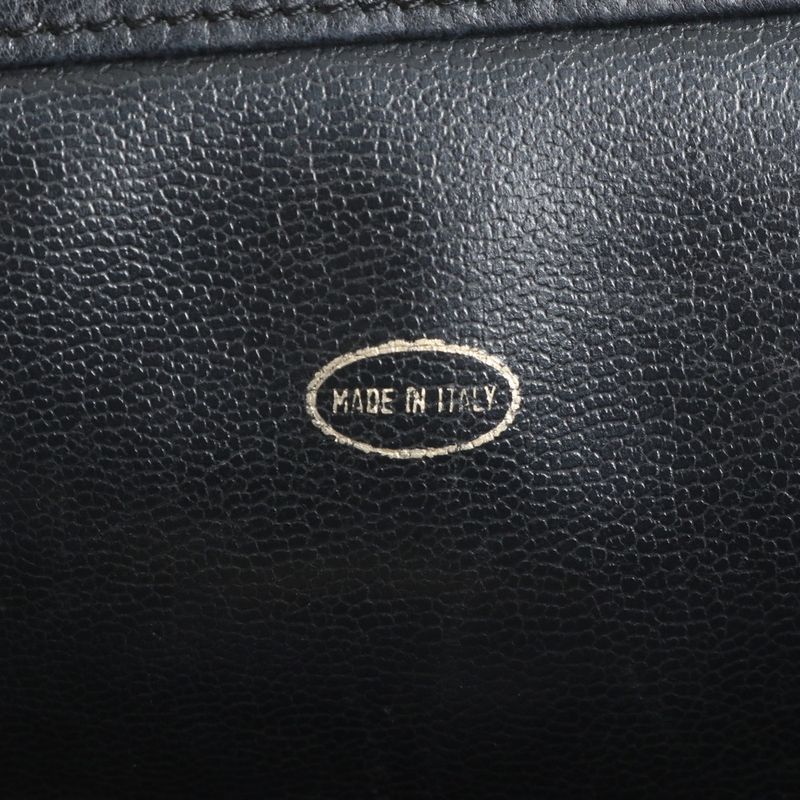 Chanel With Serial Seal Matelasse Lambskin Leather Tote Bag Shoulder Black