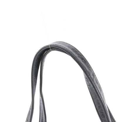 Chanel With Serial Seal Matelasse Lambskin Leather Tote Bag Shoulder Black