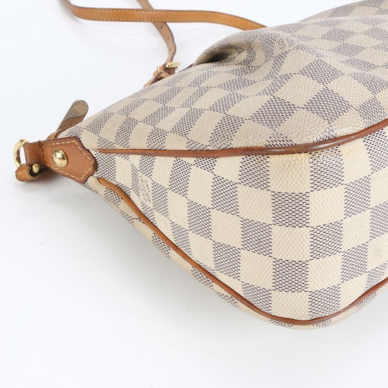 Louis Vuitton Damier Azure Siracusa PM N41113 Leather Shoulder Bag Crossbody