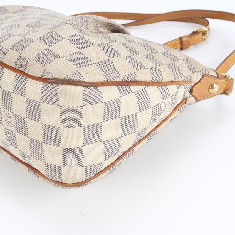 Louis Vuitton Damier Azure Siracusa PM N41113 Leather Shoulder Bag Crossbody