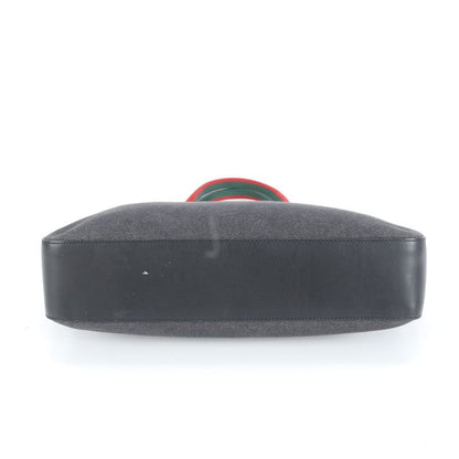 Gucci Sherry Line 73983 Leather Tote Bag Shoulder Hand Black Women's CEM Cz23-8