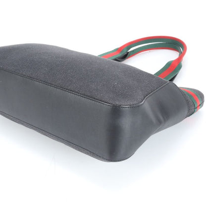 Gucci Sherry Line 73983 Leather Tote Bag Shoulder Hand Black Women's CEM Cz23-8