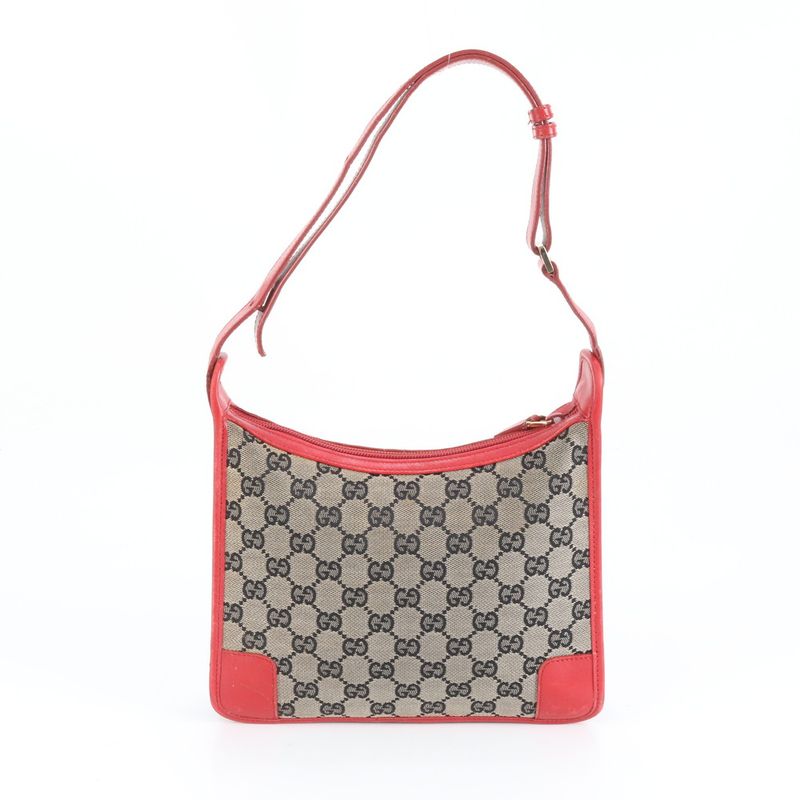 Gucci GG Canvas 001 4206 Leather Shoulder Bag Shoulder Tote Hand Women's CEM