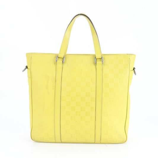 Louis Vuitton Damier Infini Tadao PM Vert Acid N41393 Leather Business Bag