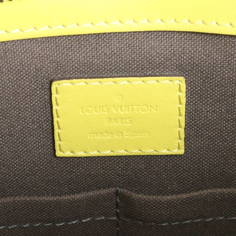 Louis Vuitton Damier Infini Tadao PM Vert Acid N41393 Leather Business Bag