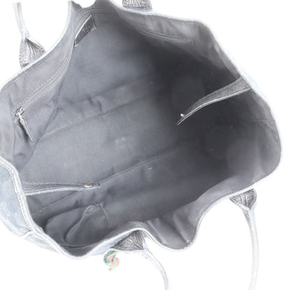 Gucci GG Canvas Princy 163805 Leather Tote Bag Shoulder Hand Black Women's CEM