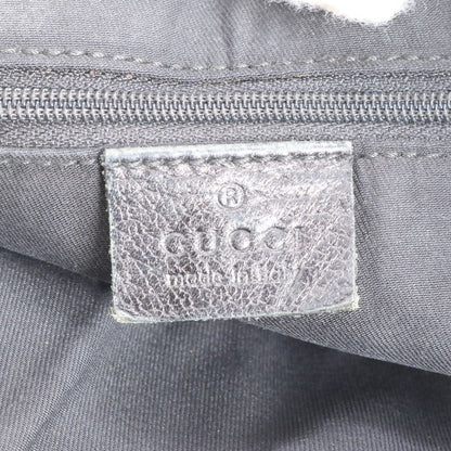 Gucci GG Canvas Princy 163805 Leather Tote Bag Shoulder Hand Black Women's CEM