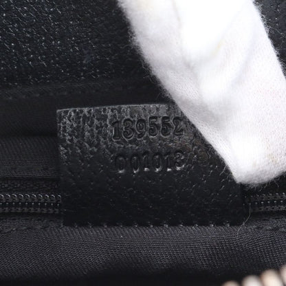 Gucci GG Canvas 139552 Leather Tote Bag Shoulder Hand Black Women's CEM Cz24-2