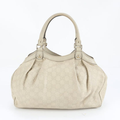 Guccissima Sookie 211944 Leather Tote Bag Shoulder Hand Beige Women's CEM Cz21-6