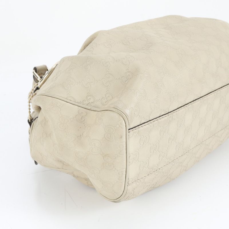 Guccissima Sookie 211944 Leather Tote Bag Shoulder Hand Beige Women's CEM Cz21-6