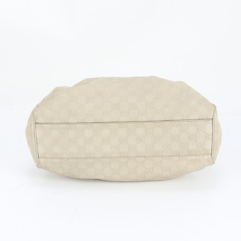 Guccissima Sookie 211944 Leather Tote Bag Shoulder Hand Beige Women's CEM Cz21-6