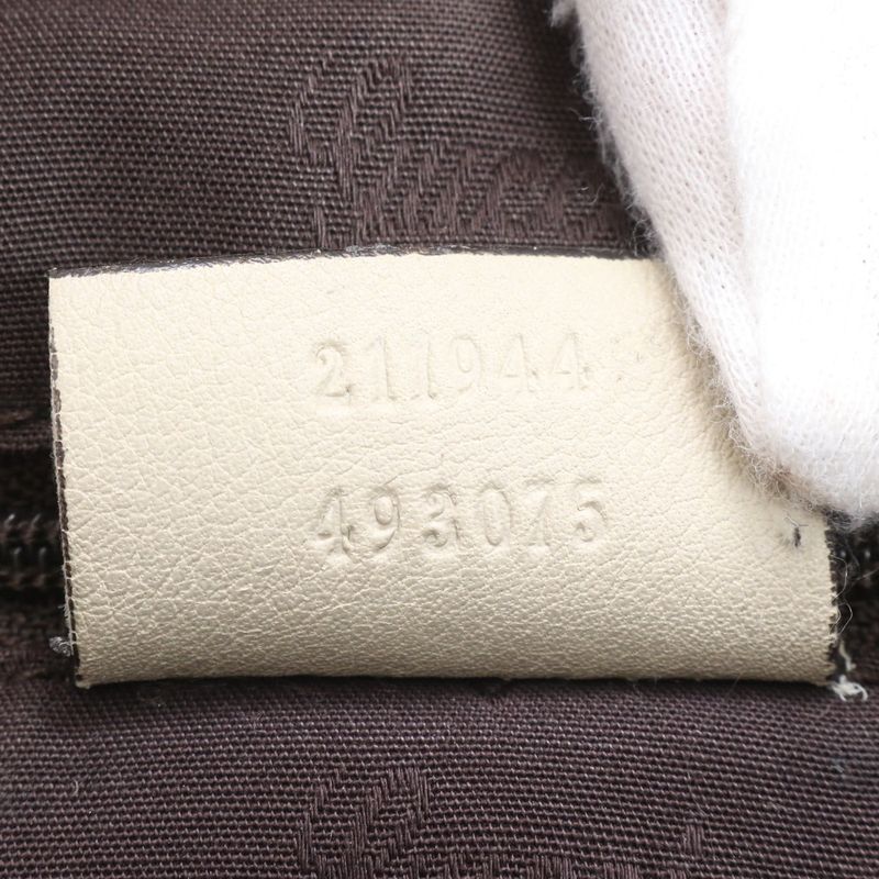 Guccissima Sookie 211944 Leather Tote Bag Shoulder Hand Beige Women's CEM Cz21-6