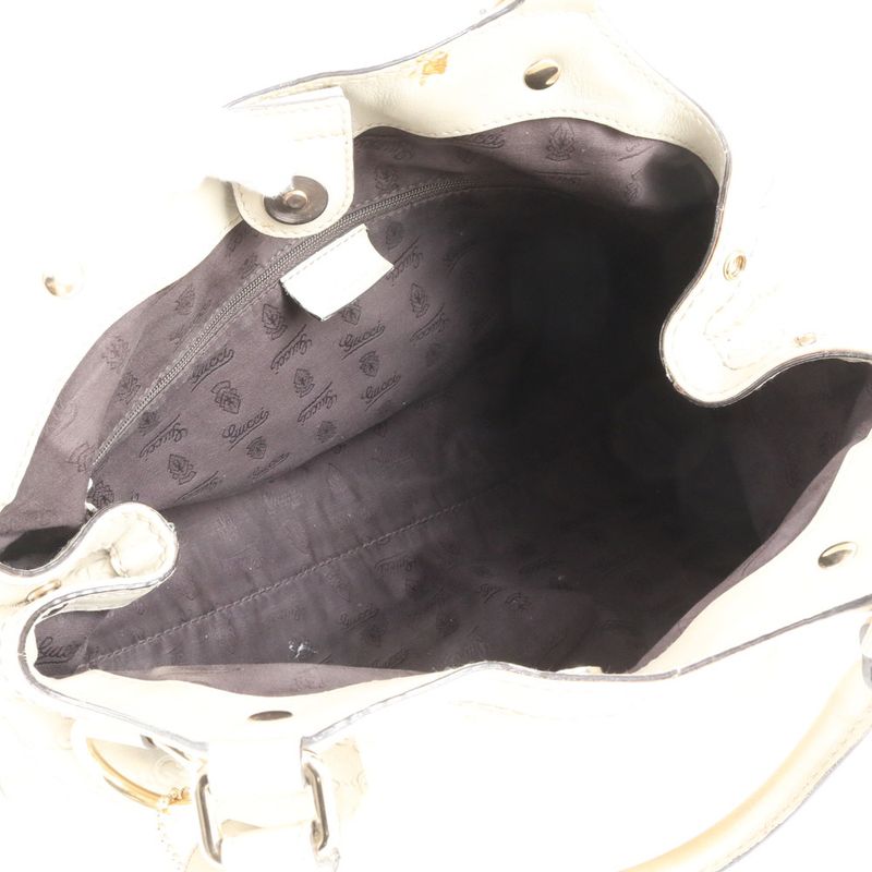 Guccissima Sookie 211944 Leather Tote Bag Shoulder Hand Beige Women's CEM Cz21-6