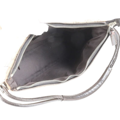 Gucci GG Canvas 001 3766 Leather Shoulder Bag Shoulder Hand Brown Women CEM