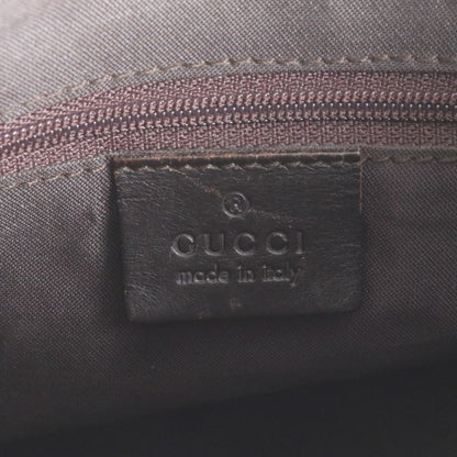 Gucci GG Canvas 001 3766 Leather Shoulder Bag Shoulder Hand Brown Women CEM