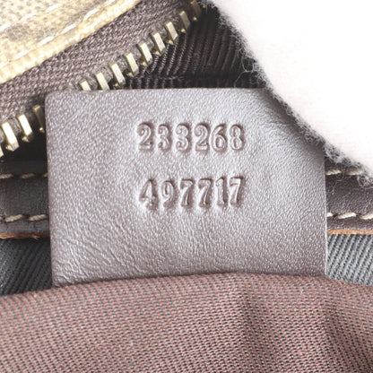 Gucci GG Supreme 233268 Leather Shoulder Bag Crossbody Hand Tote Brown Women