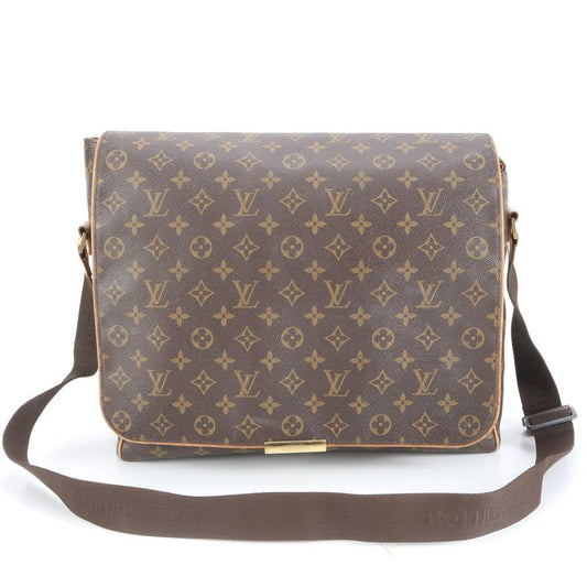 Louis Vuitton Monogram Abbess M45257 Leather Shoulder Bag Crossbody Messenger