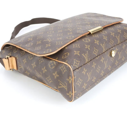 Louis Vuitton Monogram Abbess M45257 Leather Shoulder Bag Crossbody Messenger