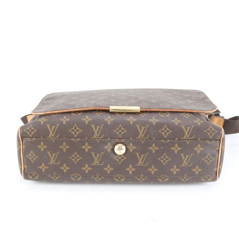 Louis Vuitton Monogram Abbess M45257 Leather Shoulder Bag Crossbody Messenger