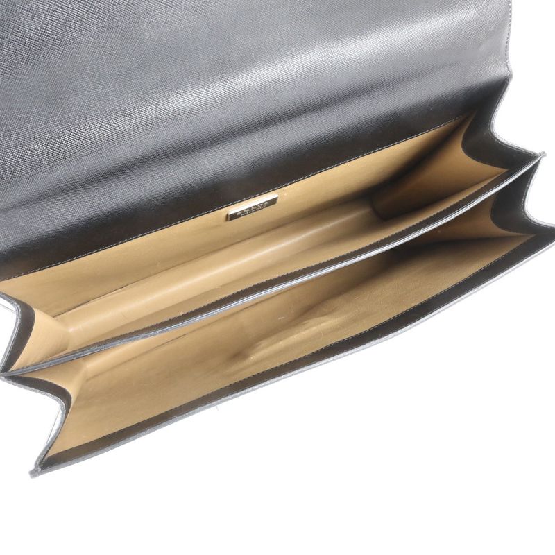 Prada Saffiano Leather Business Bag Document Bag Briefcase Tote Commuter