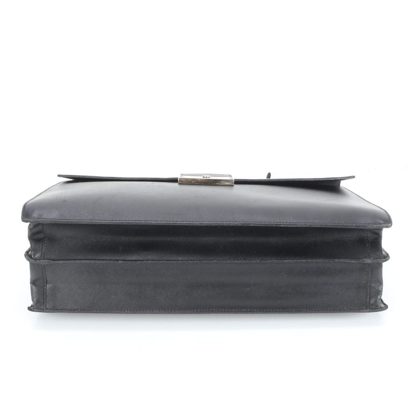 Prada Saffiano Leather Business Bag Document Bag Briefcase Tote Commuter