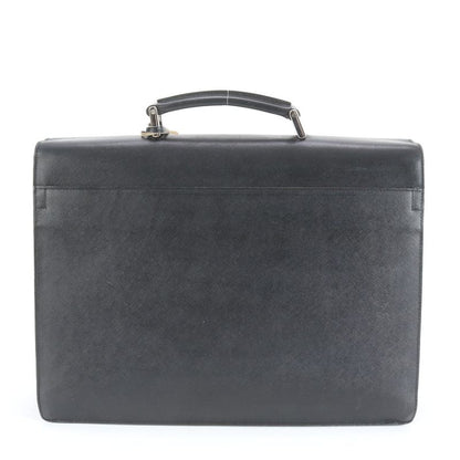 Prada Saffiano Leather Business Bag Document Bag Briefcase Tote Commuter