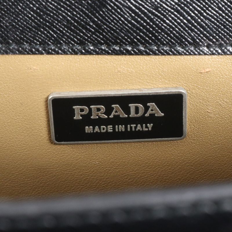 Prada Saffiano Leather Business Bag Document Bag Briefcase Tote Commuter